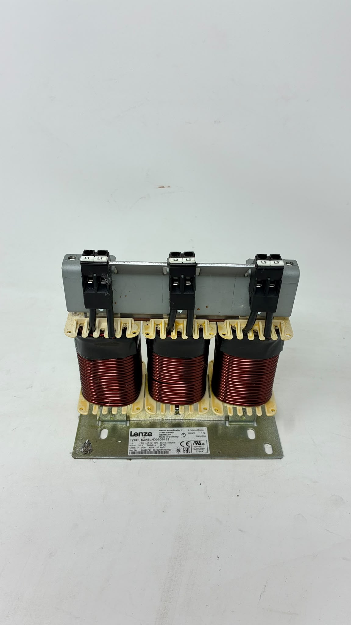 Lenze EZAELN3020B152 Netzdrossel 20 A 1,47 mH 3-phasig