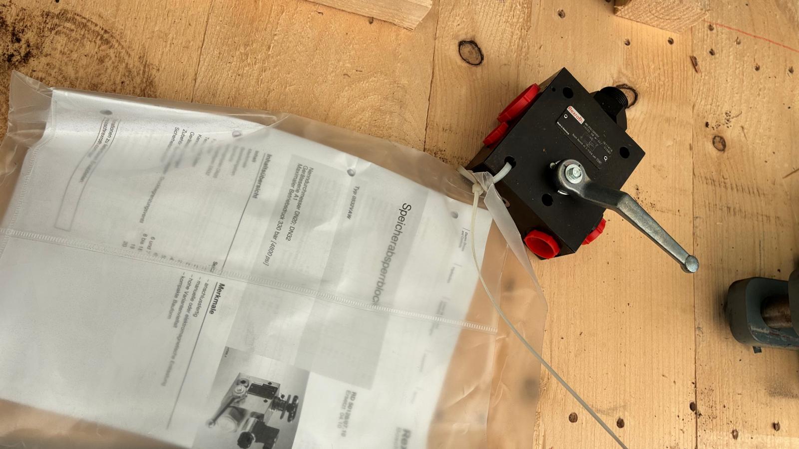 Rexroth ABZSS 08 M-3X/S108V Speicherabsperrblock DN08 350 bar