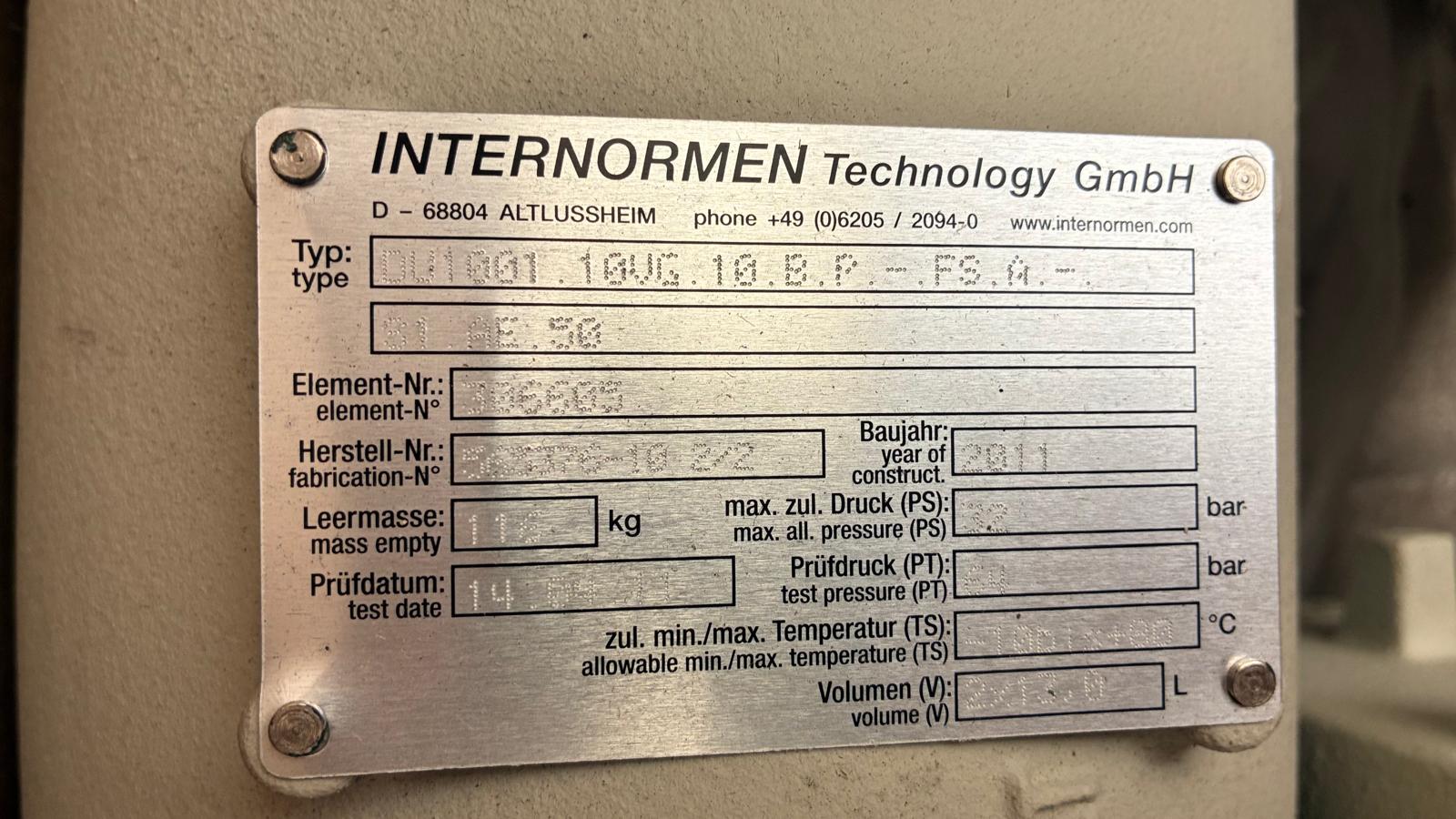 Internormen DU 1001.10VG.10.B.P.--FS.A.-- Hydraulik-Druckfilter