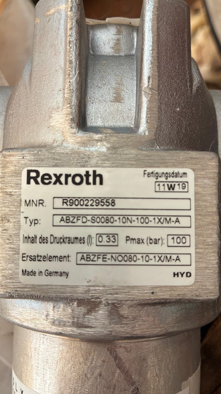 Rexroth ABZFD-S0080-10N-100-1X/M-A Druckfilter