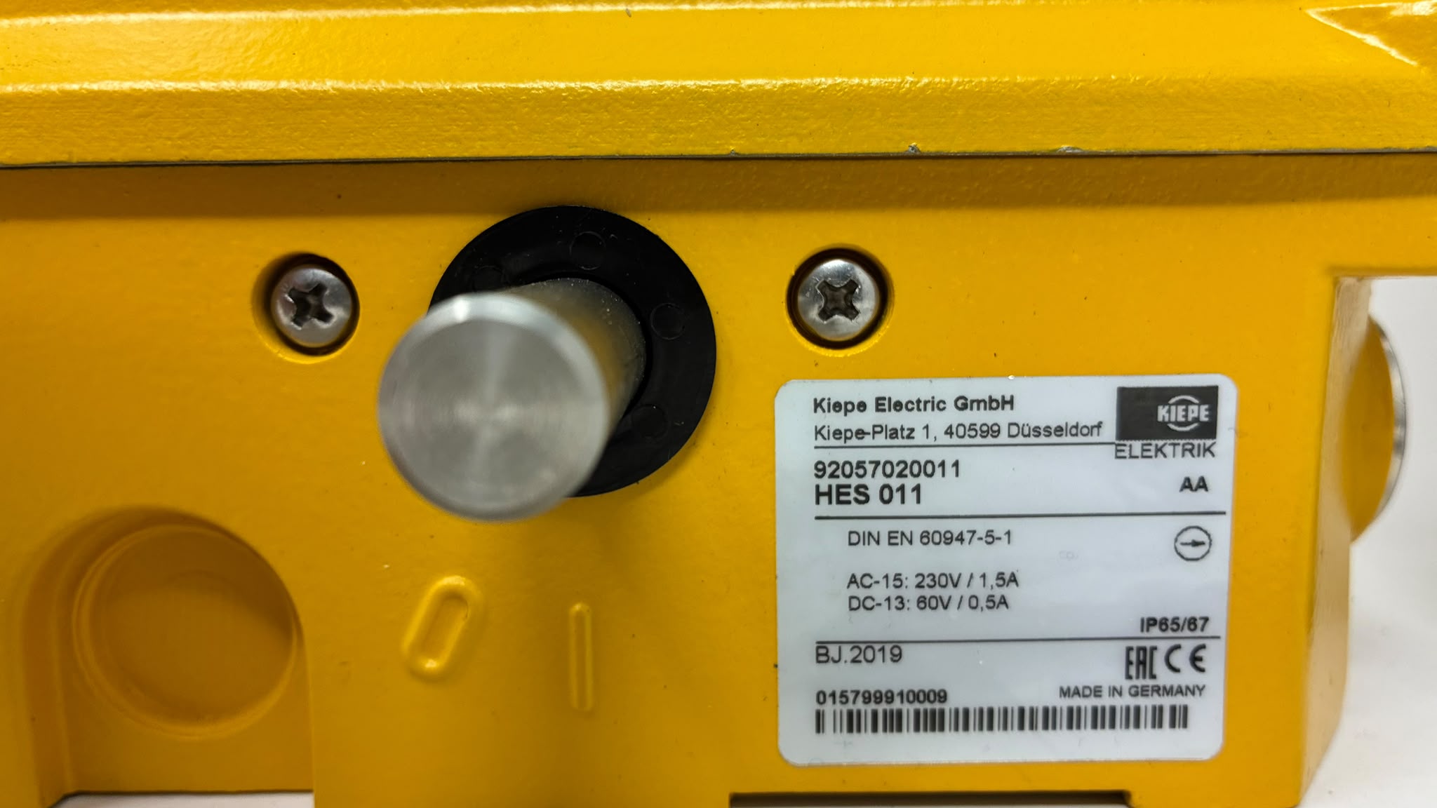 Kiepe Electric HES 011 Schieflaufschalter für Förderbandanlagen