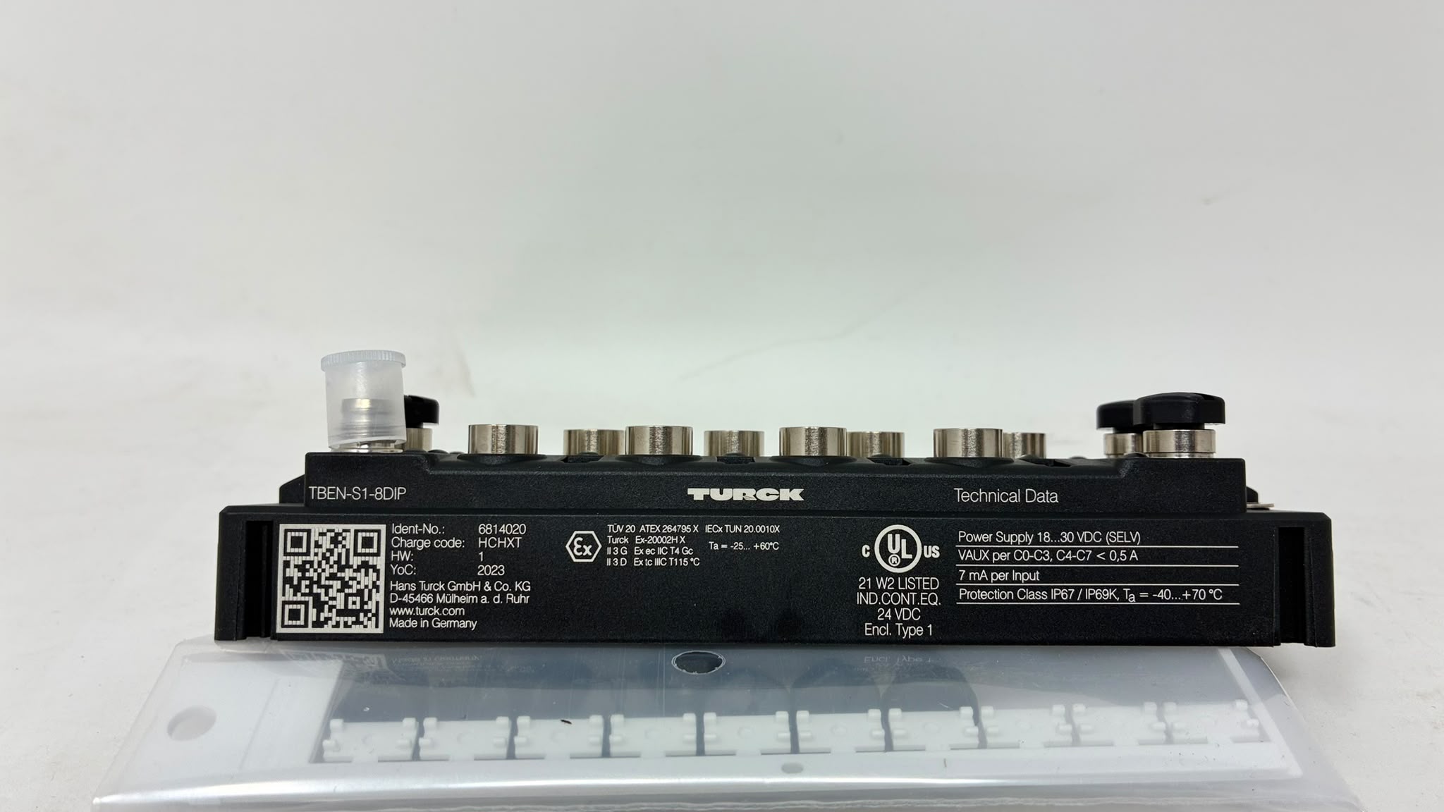 Turck TBEN-S1-8DIP Multiprotokoll-I/O-Modul Ethernet 8 digitale Eingänge
